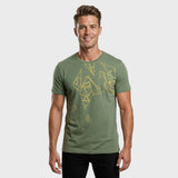 Men’s Abstract Geometric T-Shirt – Shattered Edition
