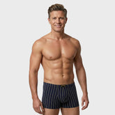 Men’s Premium Pinstripe Boxer – Deep shade & Gold Edition