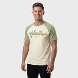 Men’s The Hustle Raglan T-Shirt – Two-Tone Baseball Series