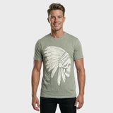 Men’s Vintage Slub T-Shirt – Chief Skull Edition