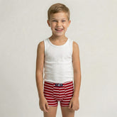 Boy’s All Over Printed Striped Boxers