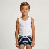 Boy’s All Over Printed Performance Striped Boxer