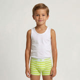 Boy’s All Over Printed Performance Striped Boxer