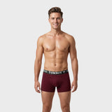TOMBOY Men’s Grey Trunk with Red Sport Waistband – Functional Fly