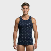 TOMBOY Men’s Patterned Vest – Diamond Grid