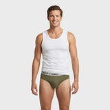 TOMBOY Men’s Premium White Cotton Vest – Classic Fit Undershirt