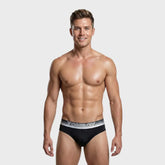 TOMBOY Men’s Retro-Sport Brief – Stripe print Waistband