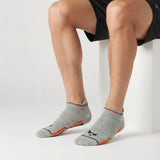 Men’s Sport Stripe Low Ankle Socks – Geometric Wolf Edition