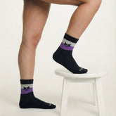 Men’s Varsity Block Sports Socks – Geometric Wolf Edition