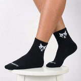 Men’s Sport Stripe No Show Socks – Geometric Wolf Edition