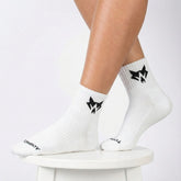 Men’s Sport Stripe No Show Socks – Geometric Wolf Edition