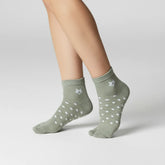 Women’s Polka Dot Invisible Footie Socks – Tomboy Edition