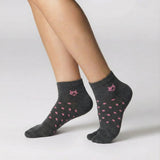 Women’s Polka Dot Invisible Footie Socks – Tomboy Edition