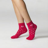 Women’s Polka Dot Invisible Footie Socks – Tomboy Edition