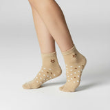 Women’s Polka Dot Invisible Footie Socks – Tomboy Edition