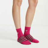 Women’s Striped Invisible Footie Socks – Tomboy Edition