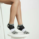 Men’s Dynamic Tri-Color Block No Show Socks