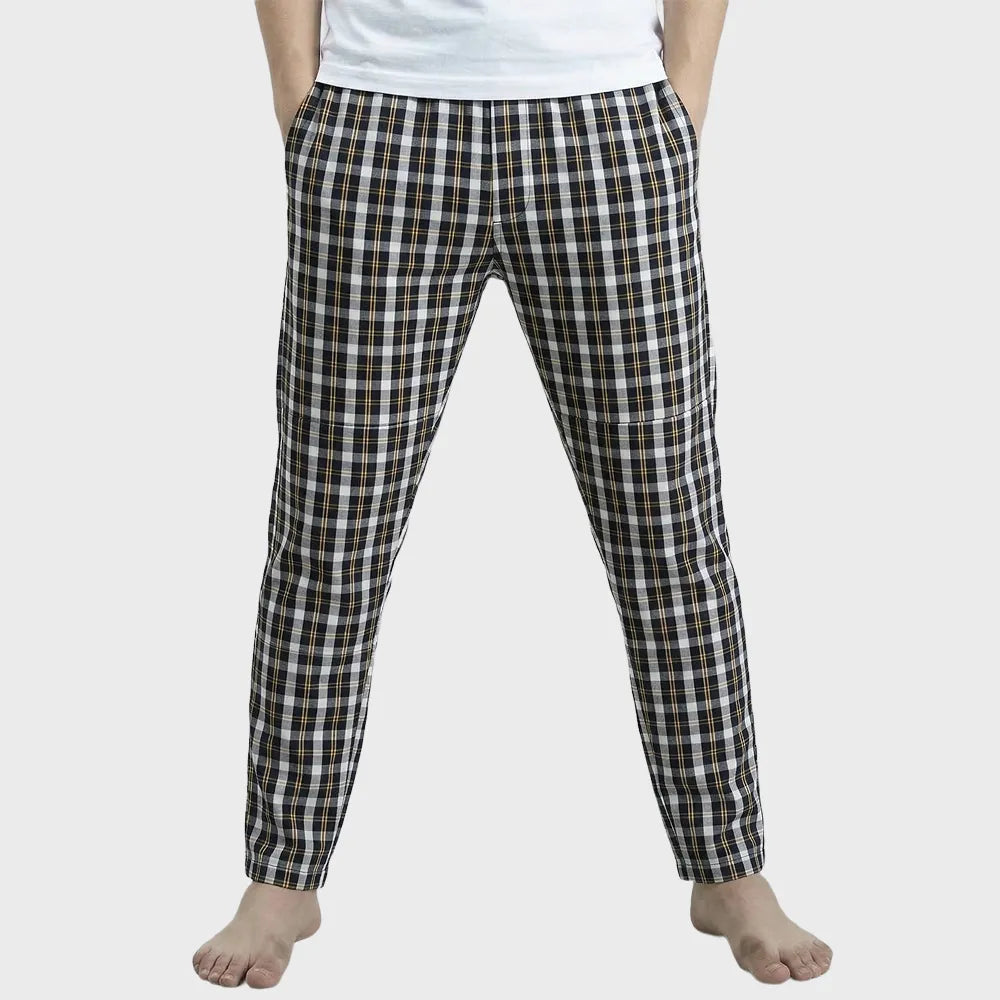 TOMBOY Men’s Premium Gingham Check Pyjamas Lounge Pants
