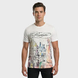 Men’s Artistic Graphic T-Shirt – Rockstar Cityscape Edition