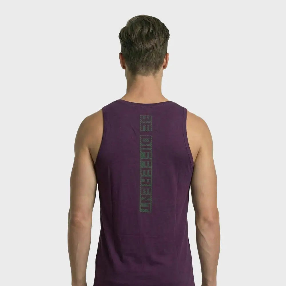 Men’s Black Graphic Print Vest – "73" Urban Polka Dot Edition