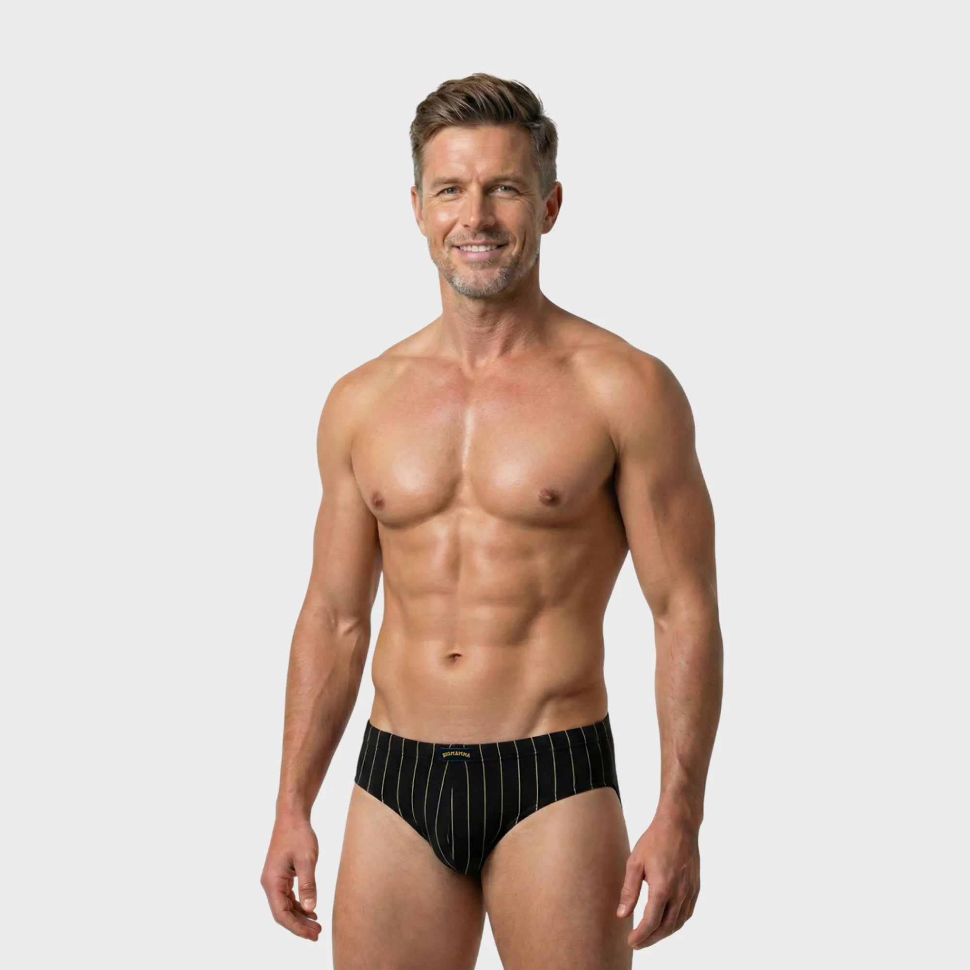 Men’s Premium Pinstripe Brief Edition