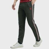 Men's Slim-Fit Active Track Pants with Contrast Side Tape