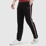 Men's Slim-Fit Active Track Pants with Contrast Side Tape