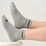 Men’s Essential Solid Low Ankle Socks – Tomboy Edition
