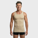 Men’s "Invisible" Skin-Tone Vest – Seamless Undershirt