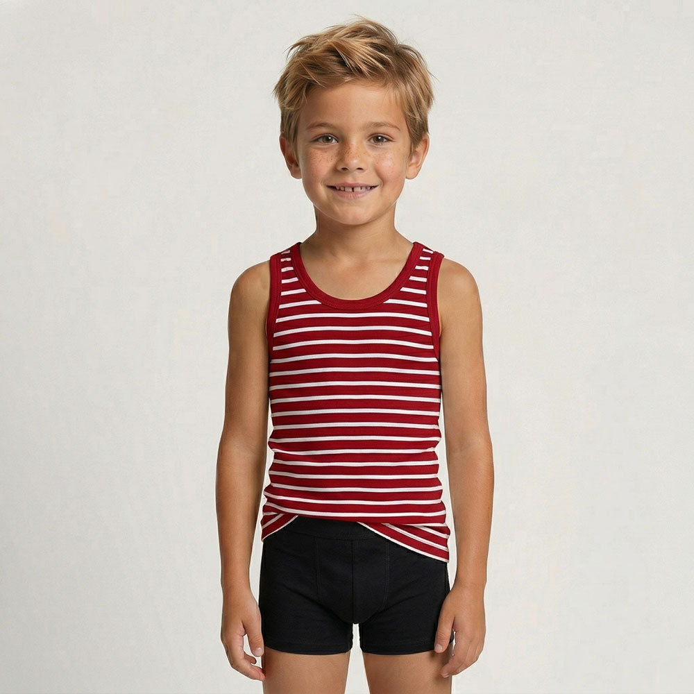 Boy’s Stripe Printed Vest