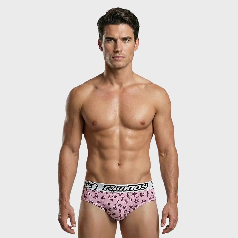 TOMBOY Men’s Graphic Print Brief – Icon Edition