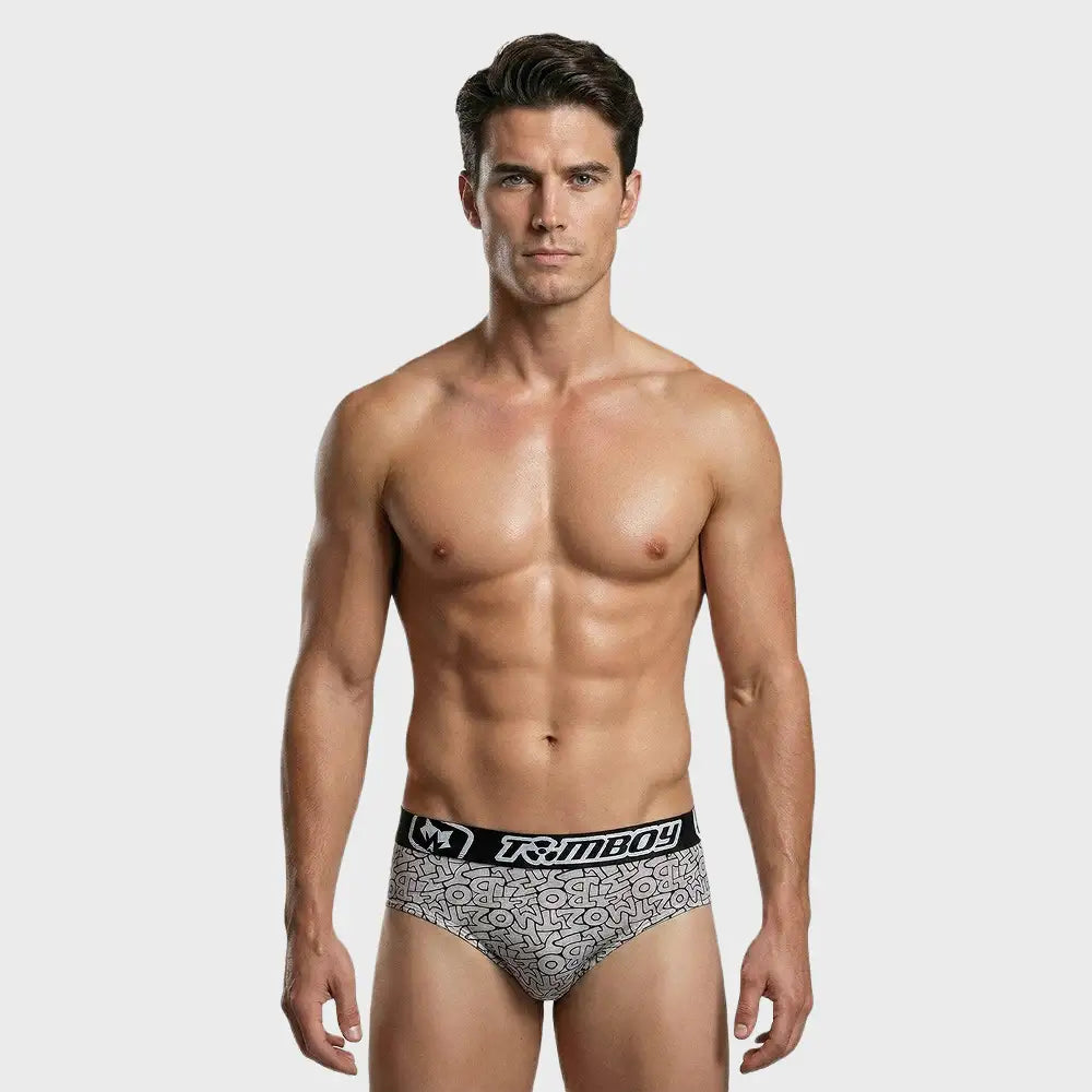 TOMBOY Men’s Graphic Print Brief – Icon Edition