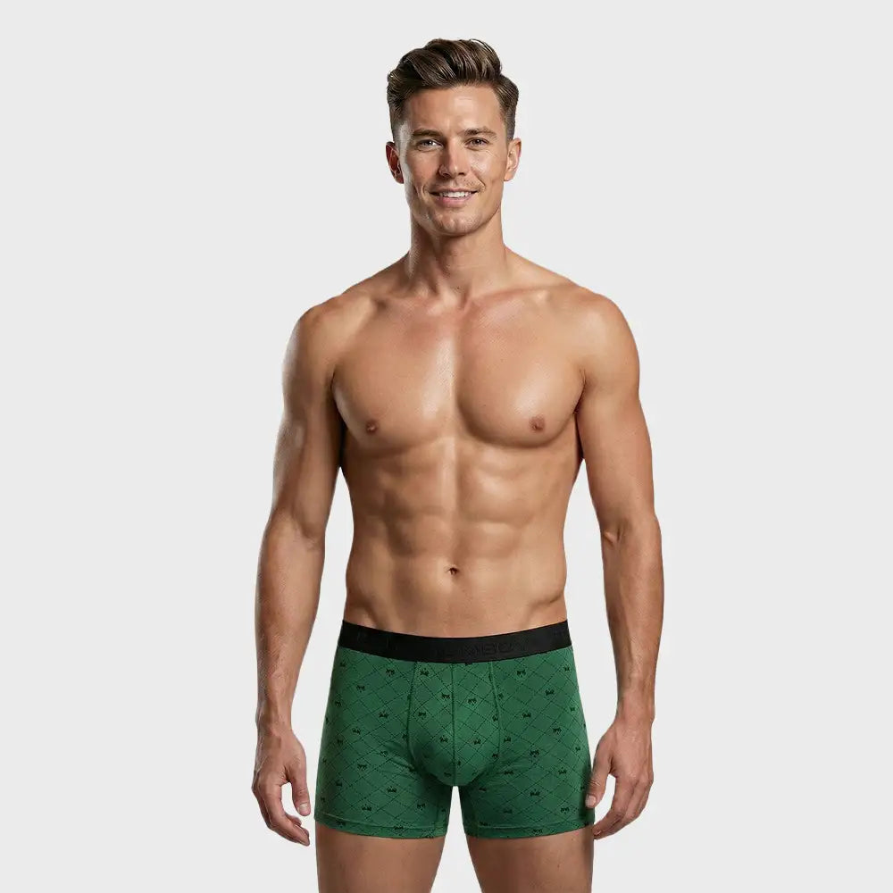 TOMBOY Men’s Patterned Boxer – Diamond Grid