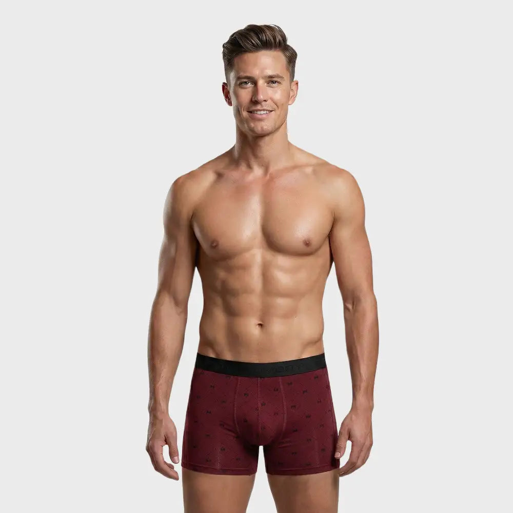 TOMBOY Men’s Patterned Boxer – Diamond Grid