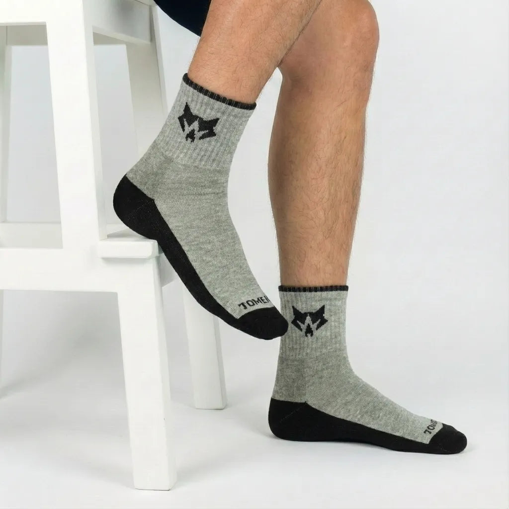Men’s Tri-Color Block Ankle Socks – Tomboy Series
