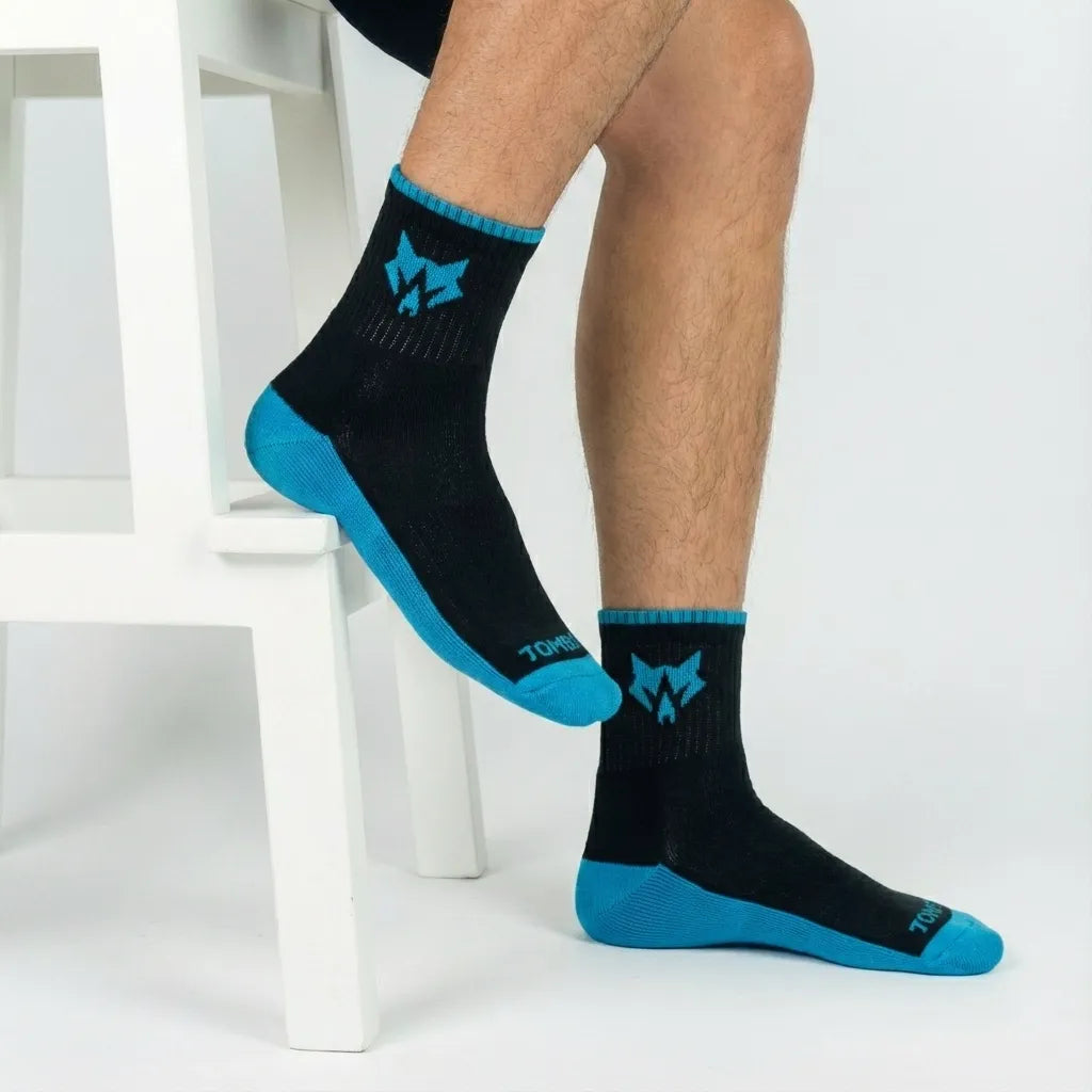 Men’s Tri-Color Block Ankle Socks – Tomboy Series
