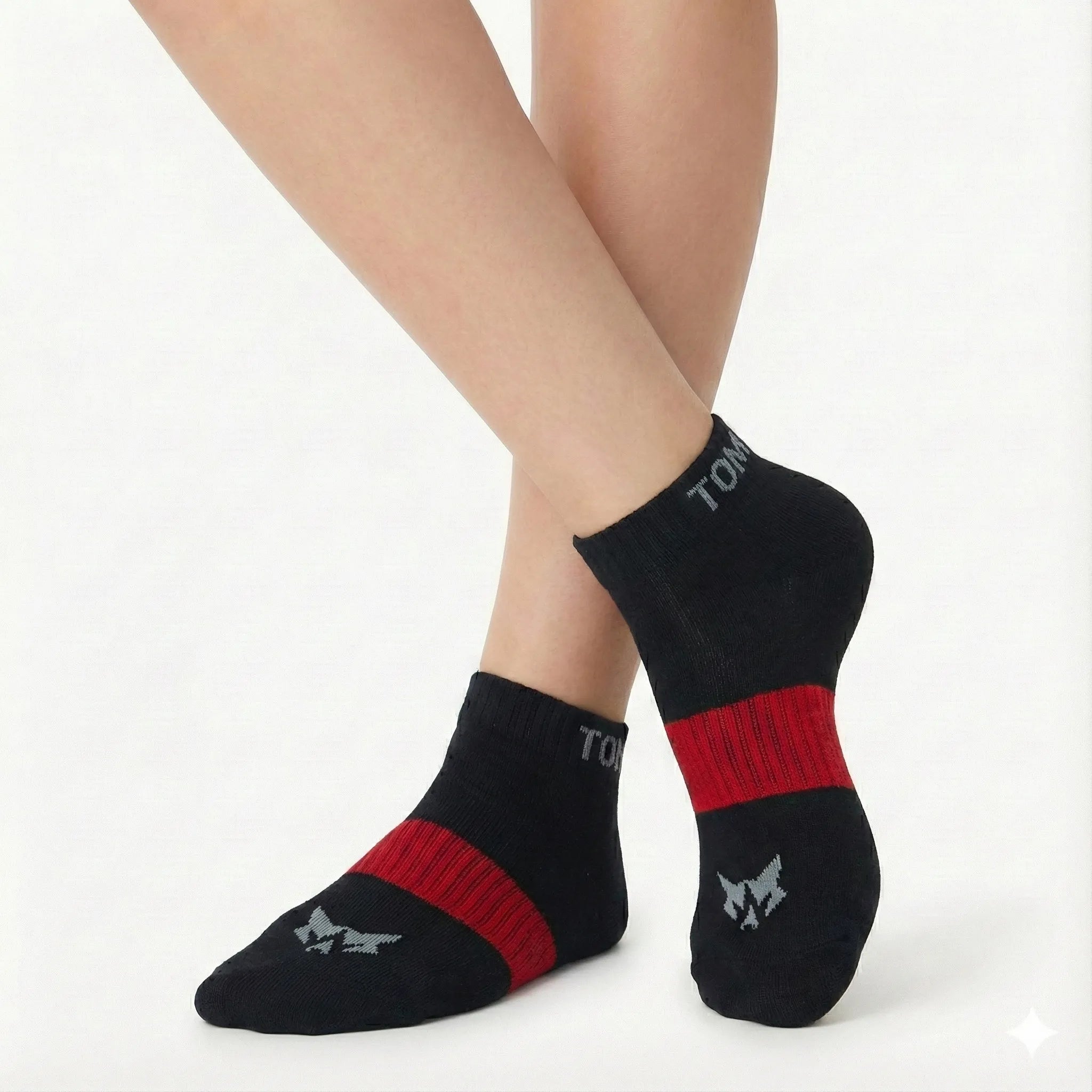 Men’s Tri-Color Block Sports Ankle Socks – Tomboy Series