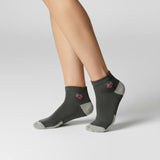 Signature Contrast Series: Premium Embroidered Ankle Socks