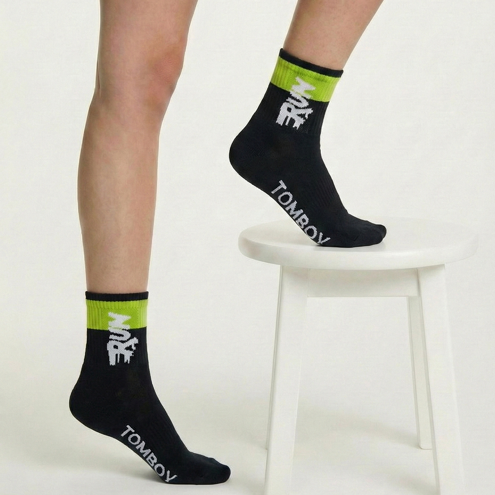 TOMBOY Urban Run S752 Performance Quarter Socks | Athletic Cotton Blend