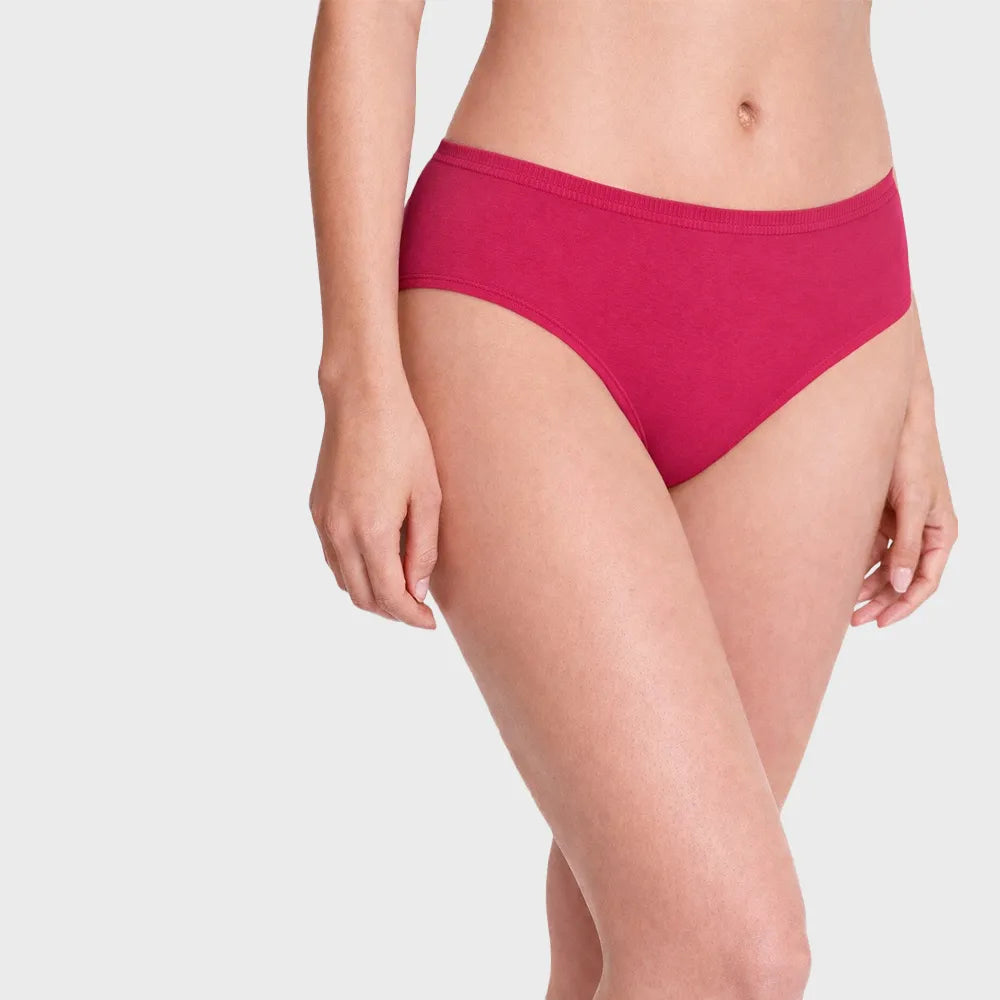 Women’s Essential Soft Cotton-Stretch Bikini Panty – 3 Pcs Pack