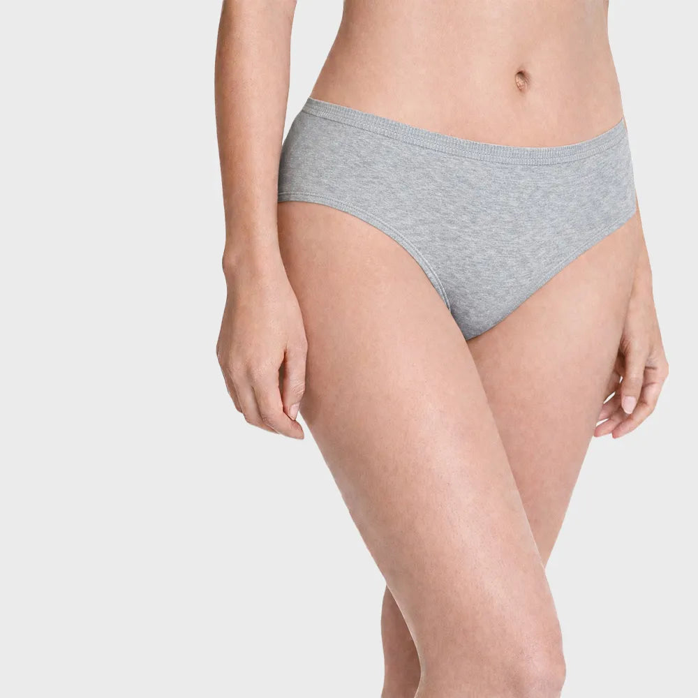 Women’s Essential Soft Cotton-Stretch Bikini Panty – 3 Pcs Pack