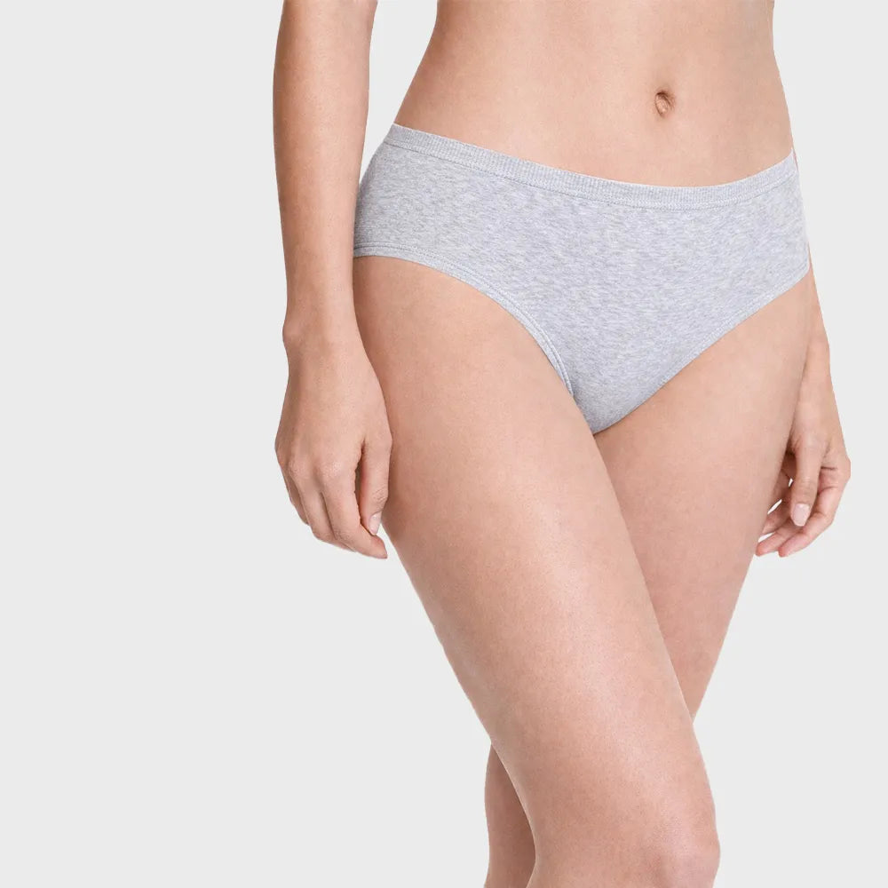 Women’s Essential Soft Cotton-Stretch Bikini Panty – 3 Pcs Pack