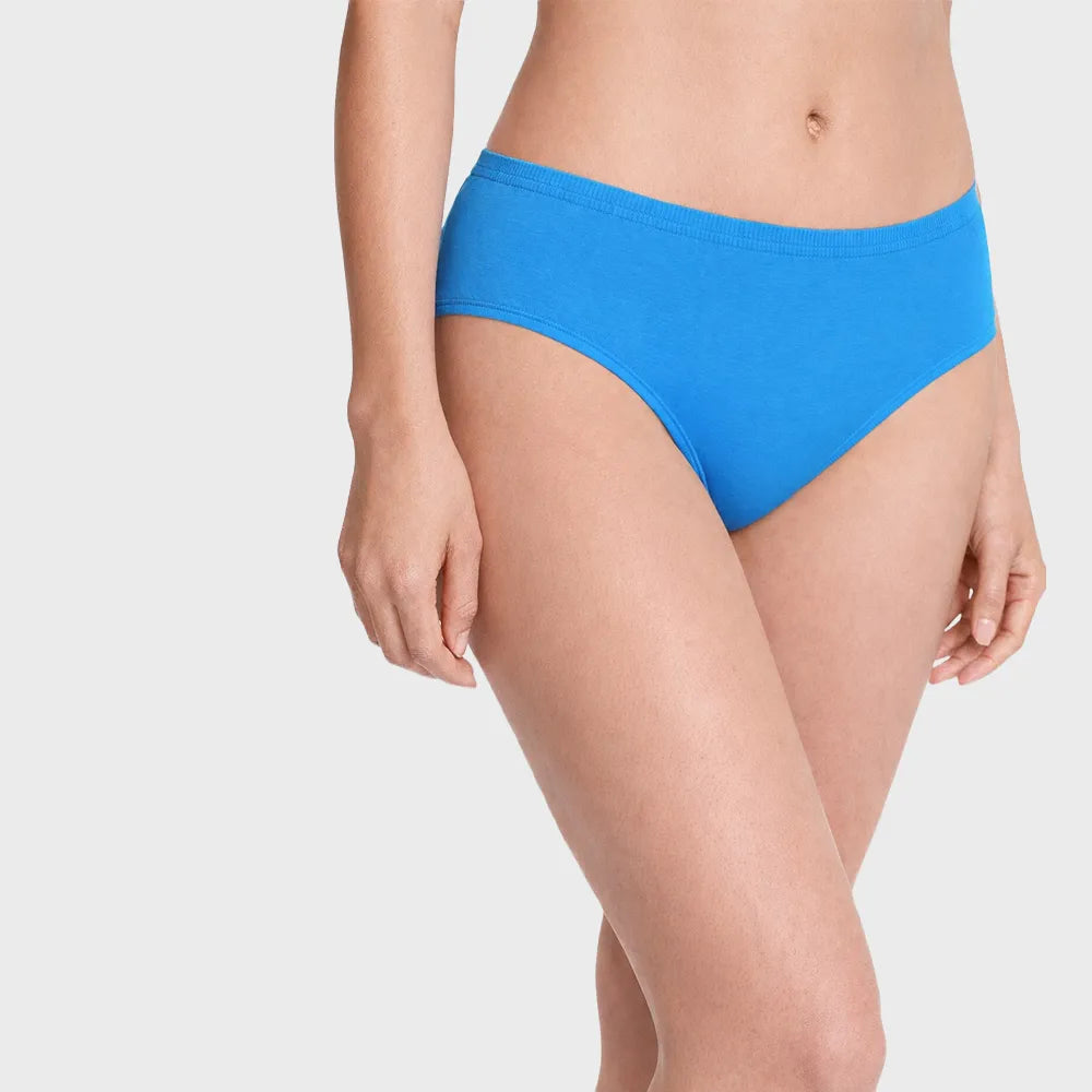 Women’s Essential Soft Cotton-Stretch Bikini Panty – 3 Pcs Pack
