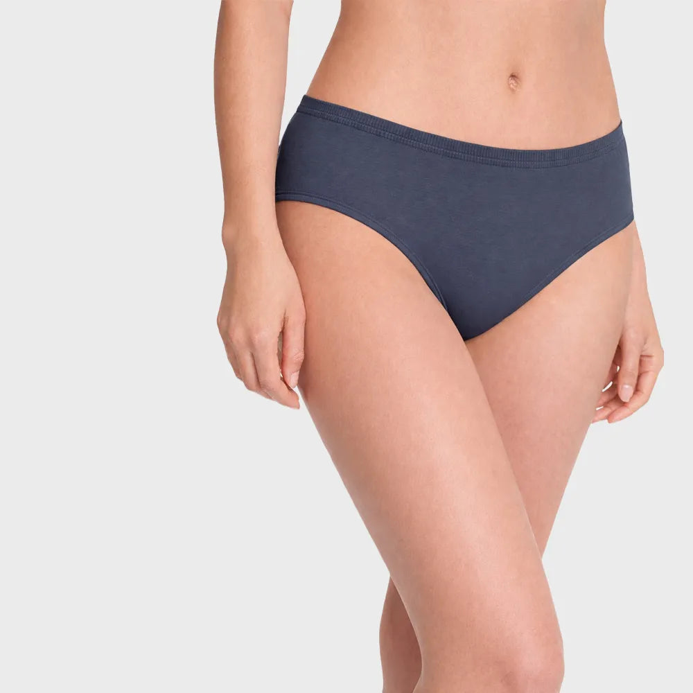 Women’s Essential Soft Cotton-Stretch Bikini Panty – 3 Pcs Pack