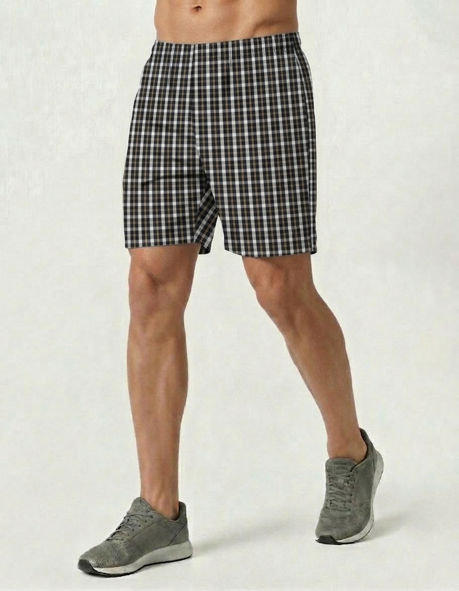 TOMBOY Men’s Checks Boxer Shorts