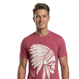 Men’s Vintage Slub T-Shirt – Chief Skull Edition