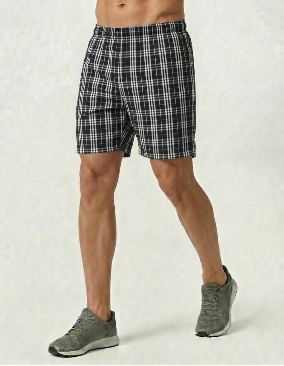 TOMBOY Men’s Checks Boxer Shorts