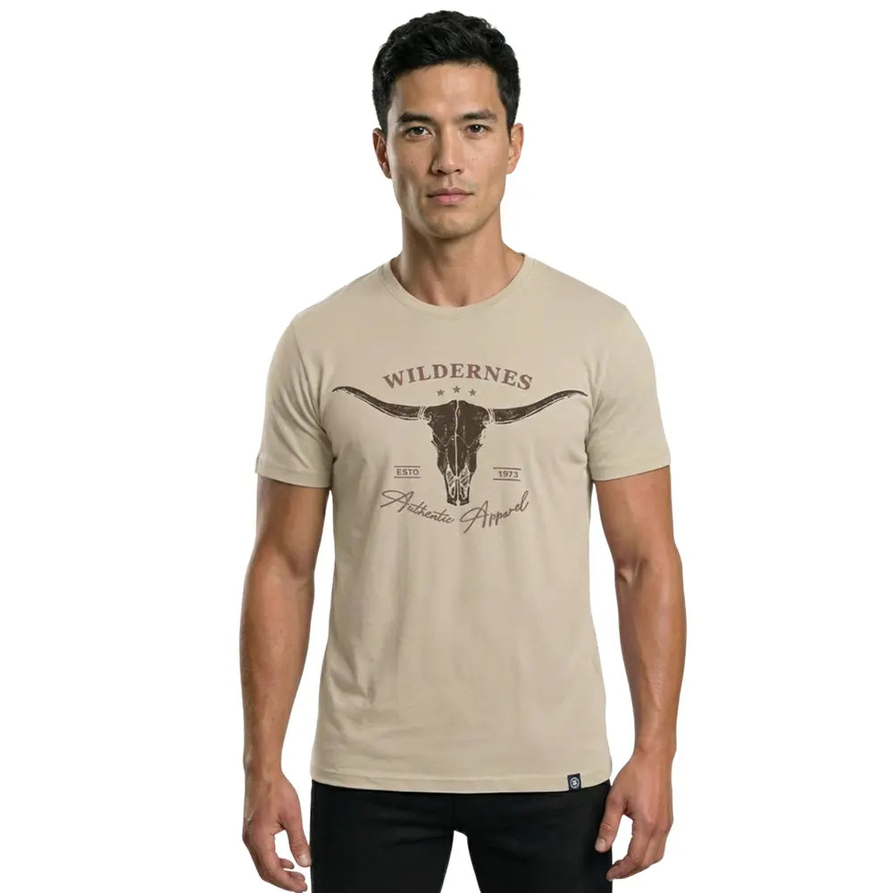Men’s Western Graphic T-Shirt – Longhorn Edition